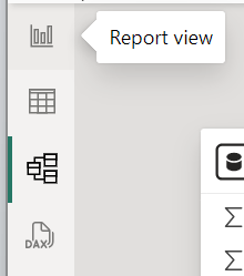 Screenshot of Report view icon.