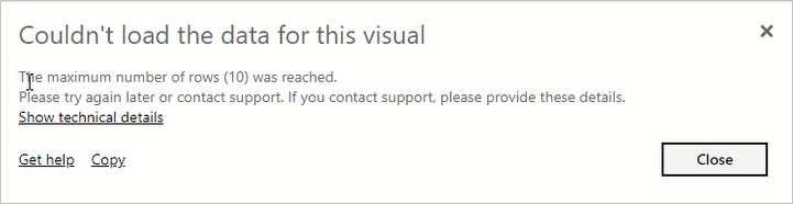 Couldn't load data for this visual