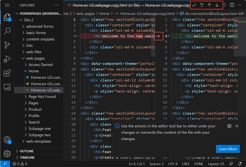 Merge conflicts in code.