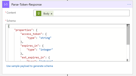 Parse the Microsoft Entra token response into a strongly typed object.