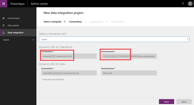 Create a new connection set.