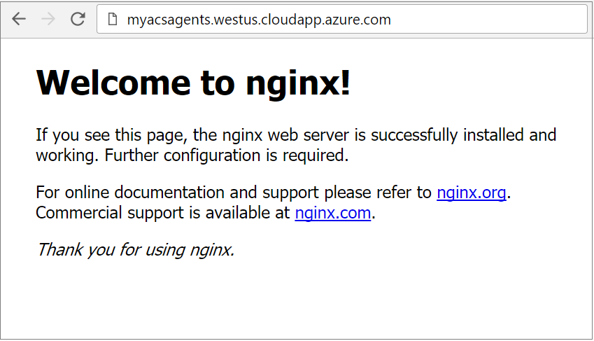 Nginx from Internet