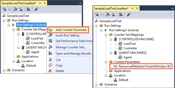 Specify resource retention time in Visual Studio 2015 pre Update 3