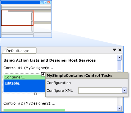 VS Designer for a PanelContainer control