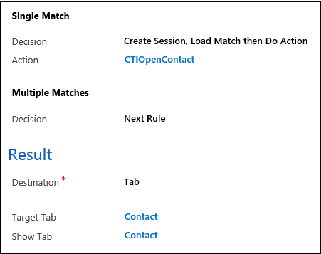 Specify appropriate values for the rule definition