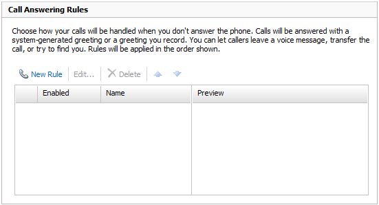 CallAnsweringRules