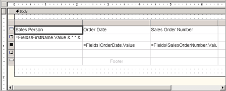 Add column to table data region