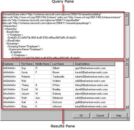 Generic Semantic Model Language Query Designer