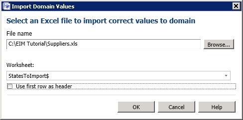 Import Domain Values Dialog Box