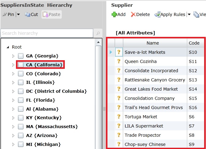 Derived Hierarchy in Explorer