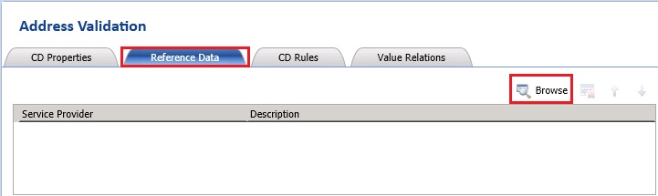 Reference Data Tab