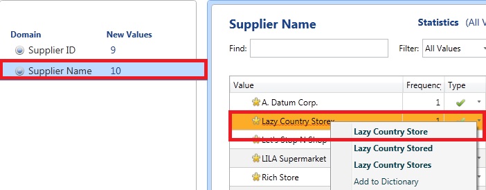 Correct Supplier Name - Lazy Country Store