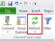 Excel - Refresh Button on Master Data Tab