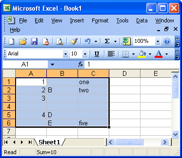 Microsoft Excel