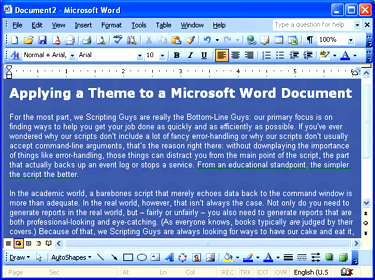 Microsoft Word