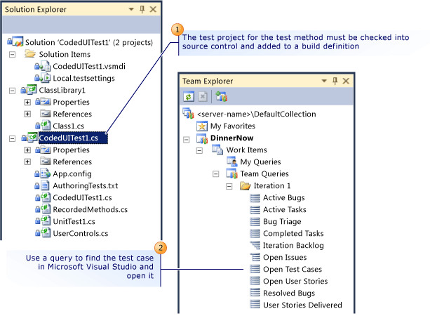 Open Test Case Using Microsoft Visual Studio