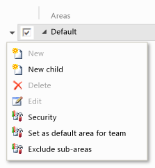 Adding and modifying area and iteration nodes