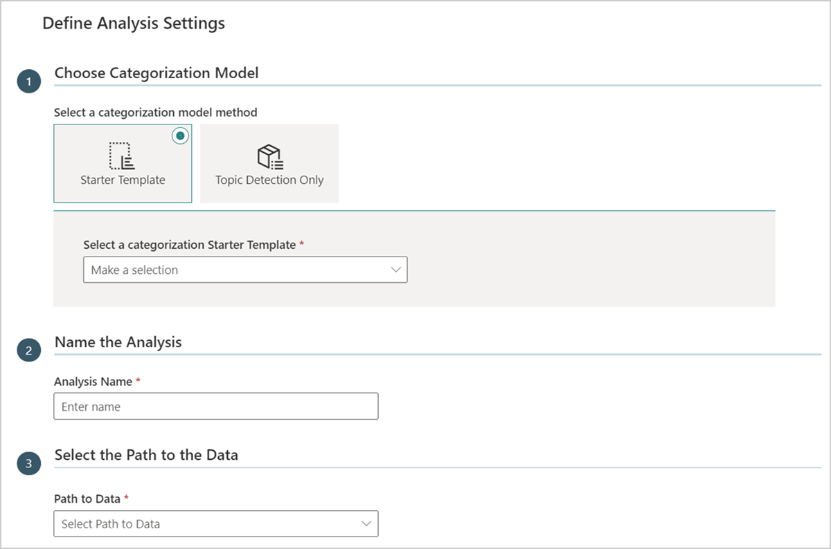 Process Explorer starter templates.