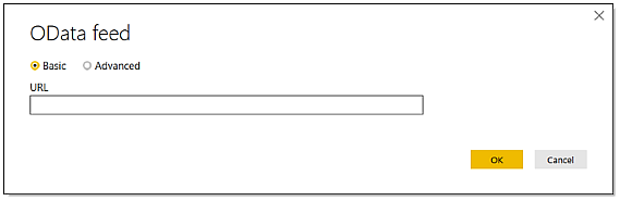 OData feed in Power BI.