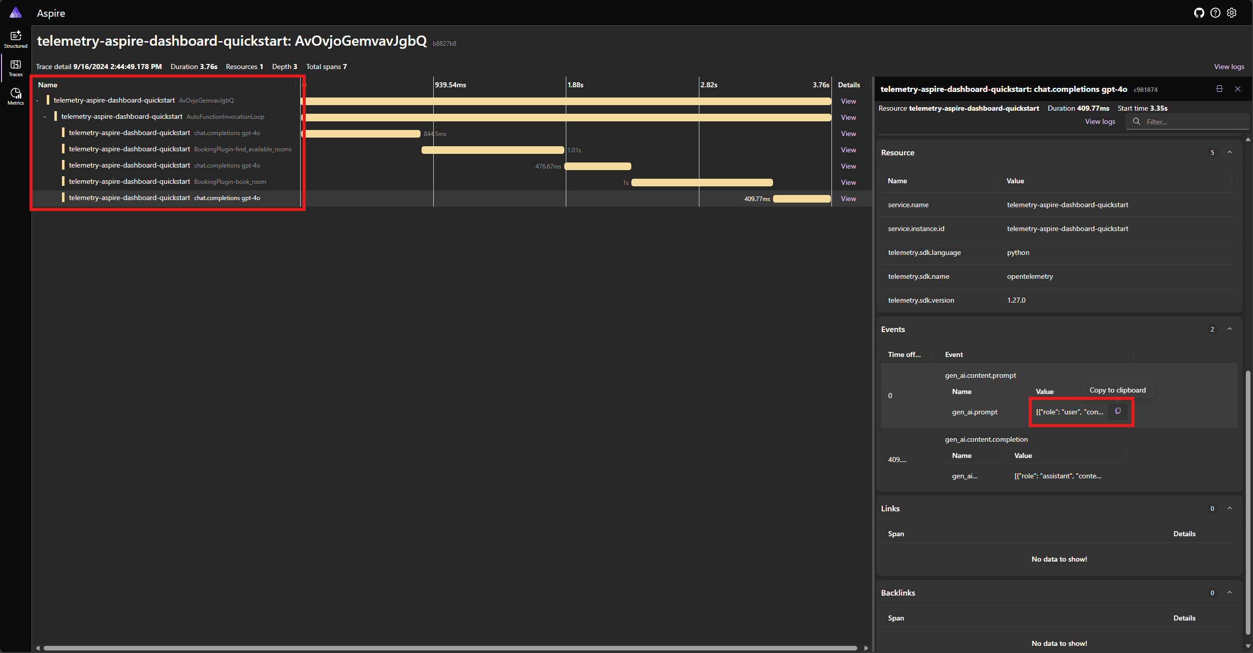 TracesAdvancedScenarioPython