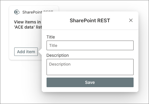 Screenshot of the QuickView form.