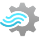 Screen of an Azure Stream Analytics logo.