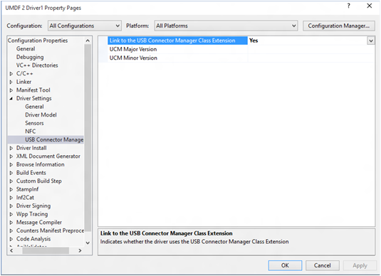 visual studio configuration for ucm.