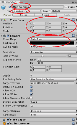 Update Camera Components.