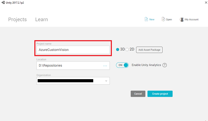 Configure project settings