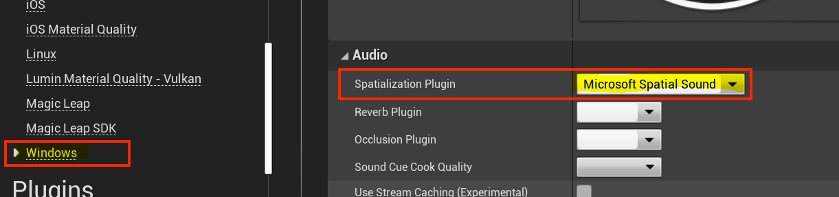 Spatializaing plugin for Windows platform