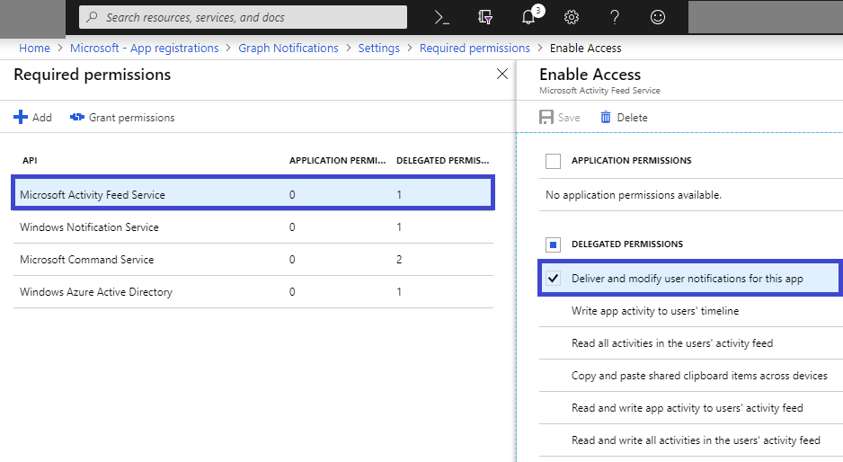 Required Permissions – Devices