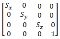 scale3d matrix