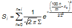 Shows a formula to calculate J s.