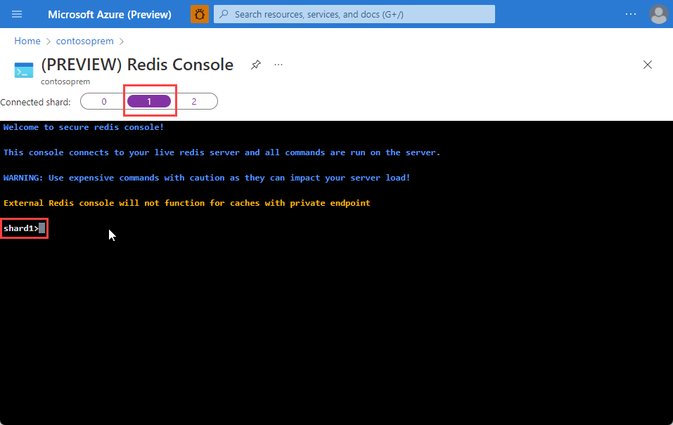 Consola de Redis