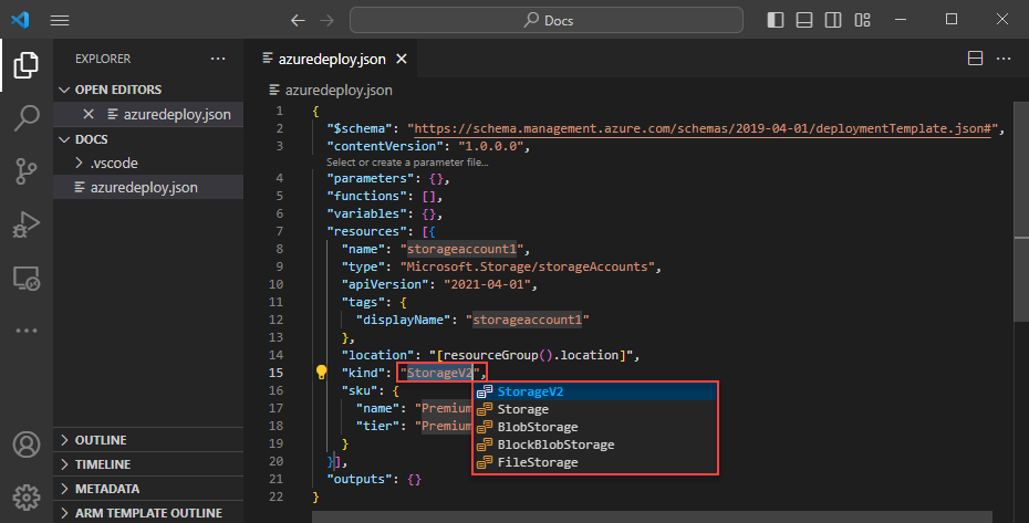 Captura de pantalla que muestra cómo se puede usar la tecla TAB para desplazarse por la configuración de recursos.