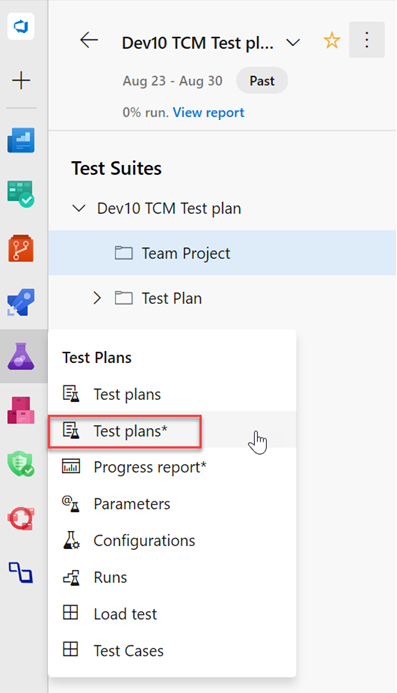 Agregue casos de prueba de forma masiva mediante la cuadrícula de páginas de Test Plans.