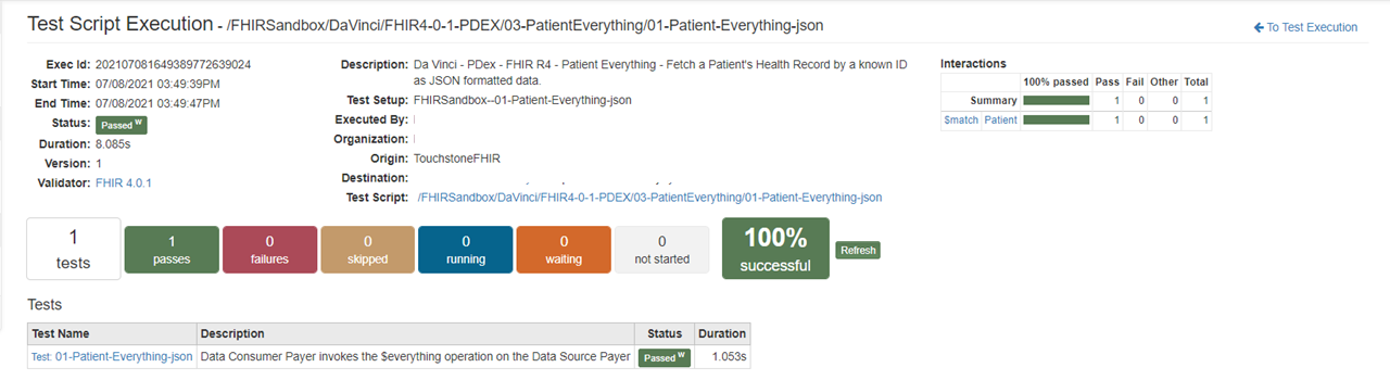 Se ha superado la prueba patient/$everything de Touchstone.