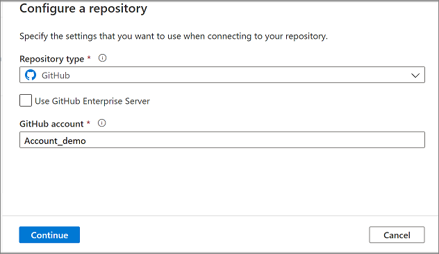 Configuración del repositorio de GitHub