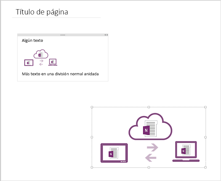 Página resultante con imagen y div con posición absoluta