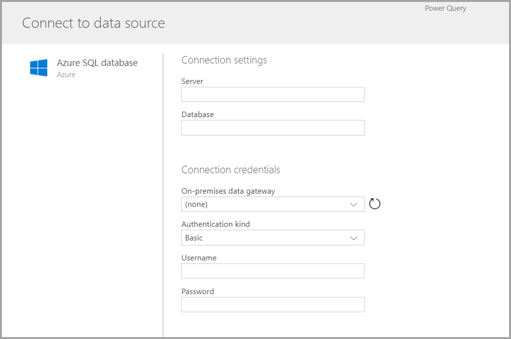 Conectar a origen de datos.