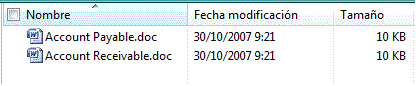 Gráfico de un control List View con dos elementos de datos