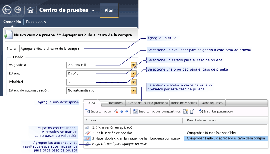 Crear un caso de prueba manual