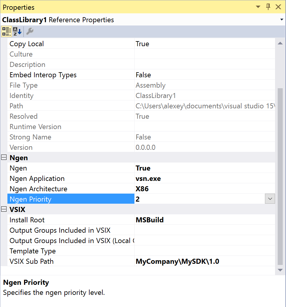 ngen in properties