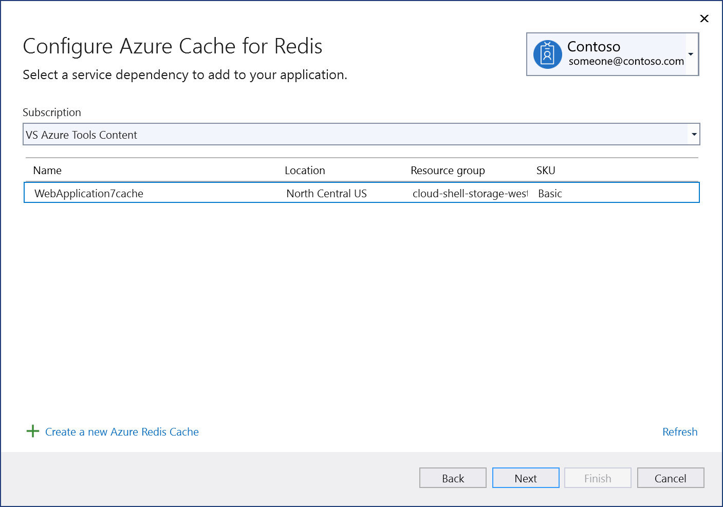 Captura de la pantalla Configurar Azure Cache for Redis con el botón Siguiente resaltado.