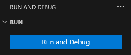 Start debugging