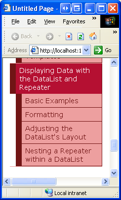 Mettre à jour la carte de site pour inclure les nouvelles pages de ASP.NET