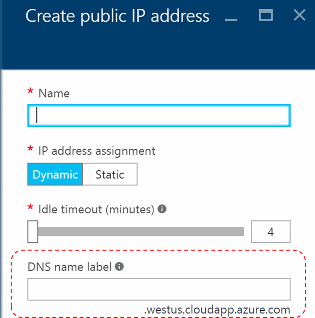 Exemple d’étiquette de nom DNS