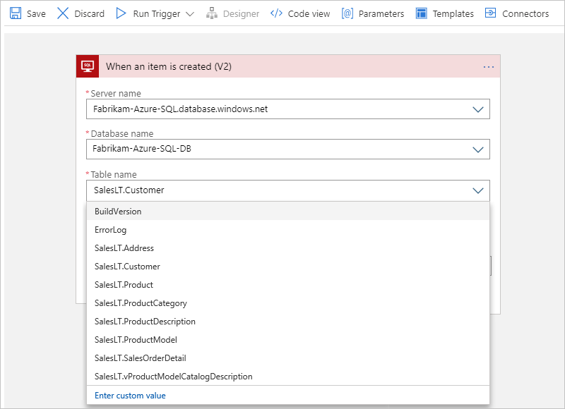 Capture d’écran montrant les informations cloud de la base de données cloud SQL avec des exemples de valeur pour Consommation.