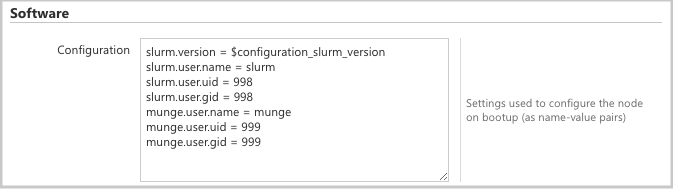 Modifier la configuration