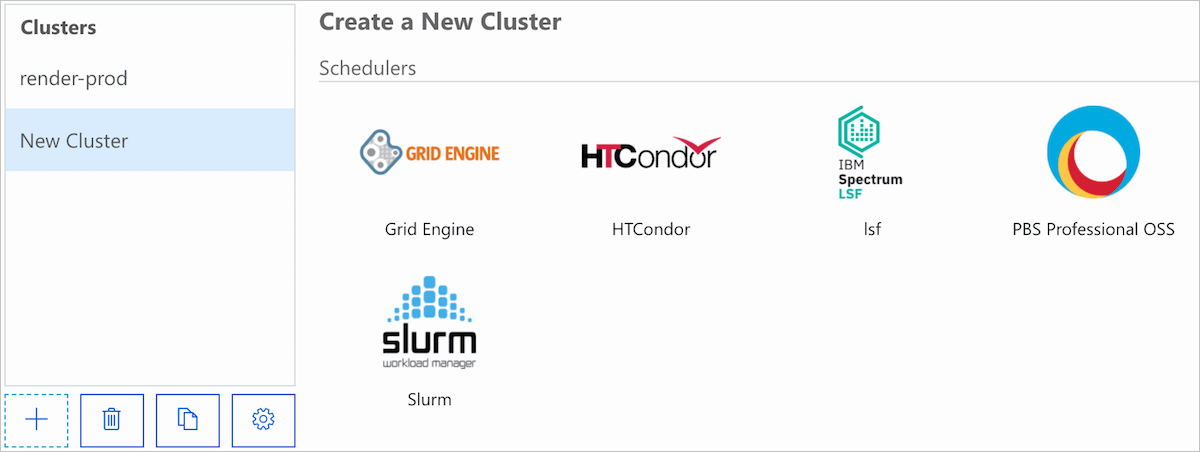 Écran CycleCloud Create New Cluster